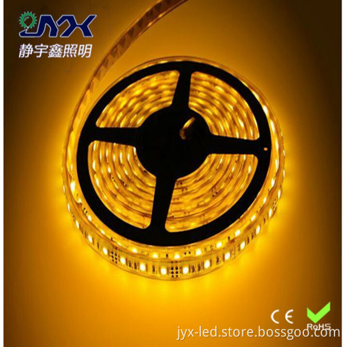 Factory sale cabinet 5m 300leds led Yellow light strip 12v non-waterproof smd5050 flexible led strip light for storefront